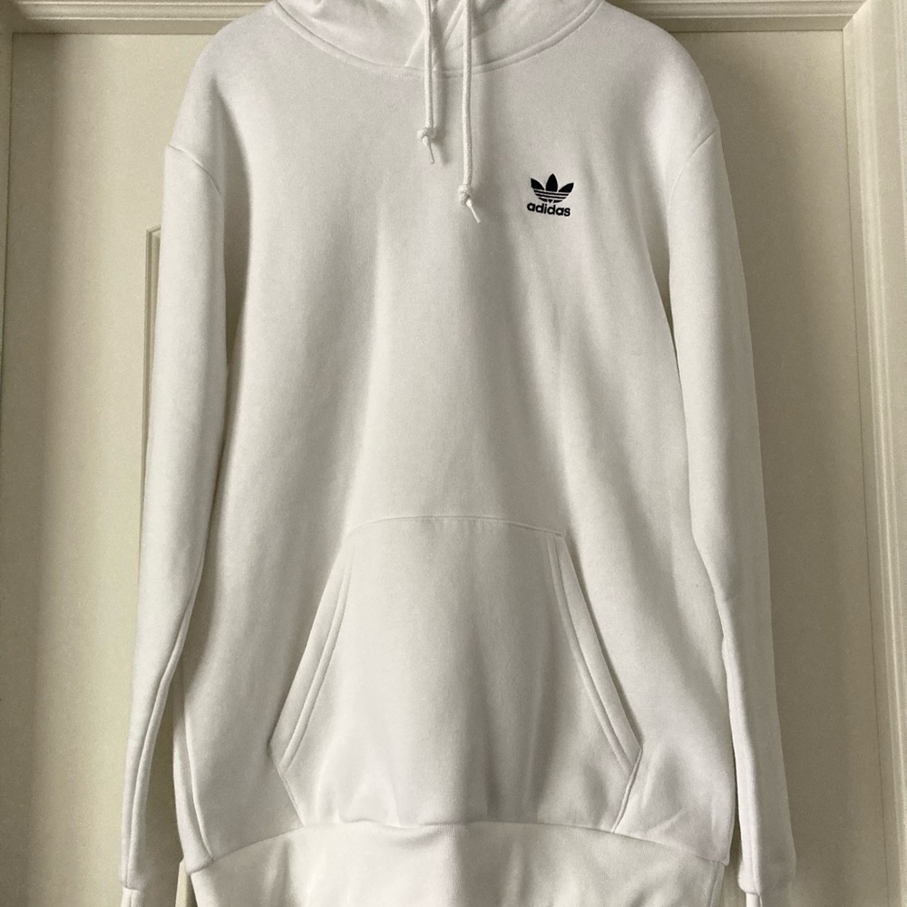 White Adidas Originals Men's Essential Hoodie